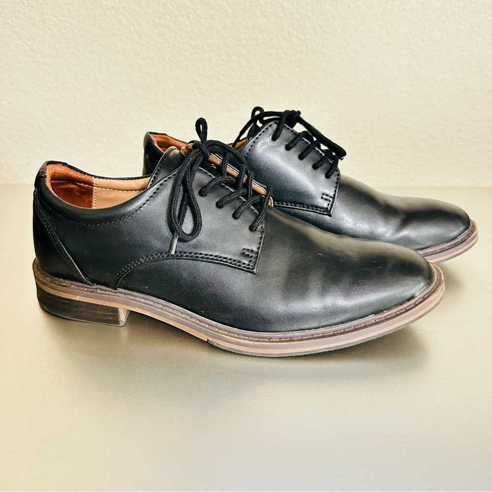 Goodfellow & Co Leo Dress Shoes Black Men’s Sz 7 • Oxford Style Classic Lace-Up